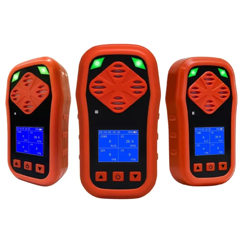 Yaoan Portable Industrial CDX4 Multigas Detector CO2 H2S O2 Toxic Analyzers for Accurate Leak Monitoring