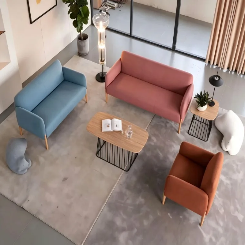 Conference public reception sofa modern and simple