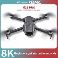 4DRC V28 Pro Drone 8K Professional HD Aerial Photography Dual-Camera 4K Wifi FPV Brushless Foldable RC Helicopter Kid Gift Toys