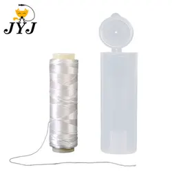 JYJ 1 pc High Tensile Bait Elastic Thread Invisible Rubber Polyester line for fishing tackle Accessories PJ1/2/3/4/5