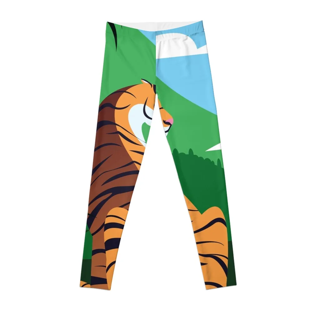 

Tropical tiger Leggings sport set Sweatpants Clothing fitness Womens Leggings