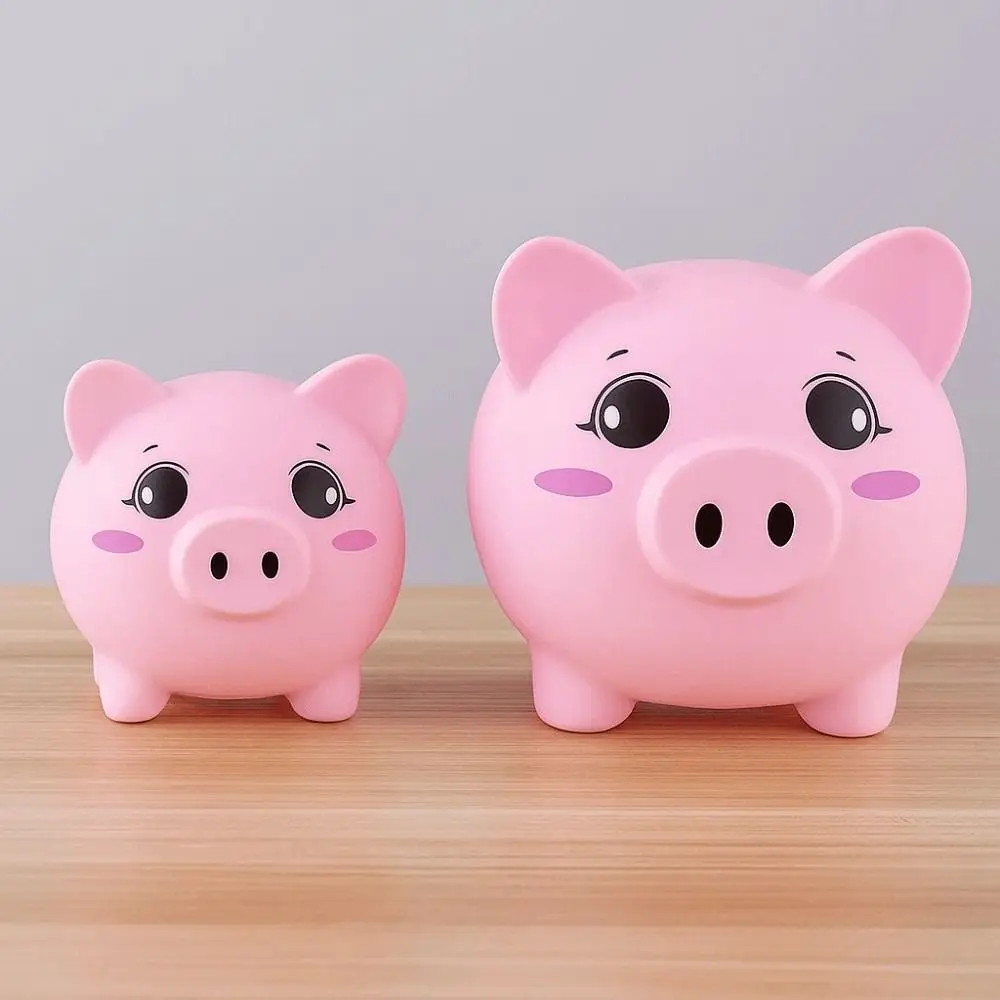 Anti Drop Pig Spaarpot Spaarpot Grote Capaciteit Cartoon Varken Spaarpotten Decoratieve Collectible Pig Model Spaarpot