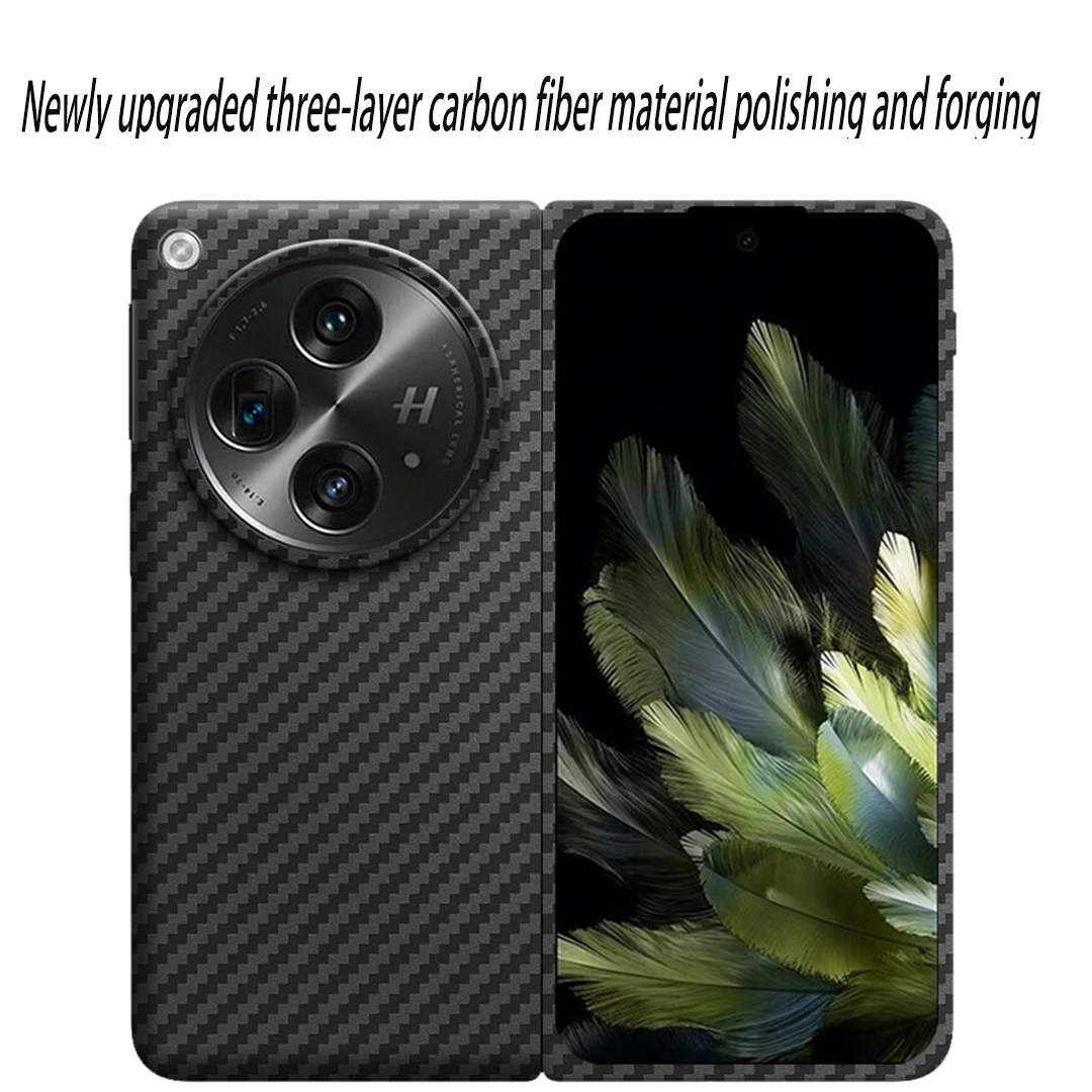 

ACC-Carbon Real Carbon Phone Case For Oppo Find N5 Case Aramid Fiber Oppo Find N5 Thin Ultra-Light Phone Cover