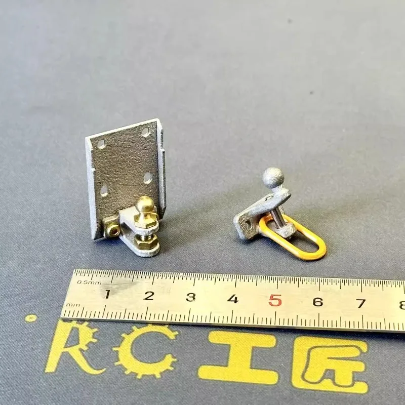 1pcs Metal Trailer Hook for 1/10 RC Crawler Car Traxxas TRX4 Rc4wd DEFENDER Boom Racing Killerbody Br02 Accessories