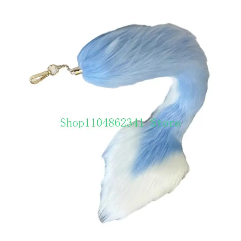 5ASD Fuce Furx Foxes Tail Tailchain Furs Foxes Tail Keyring Borse Borse Charms
