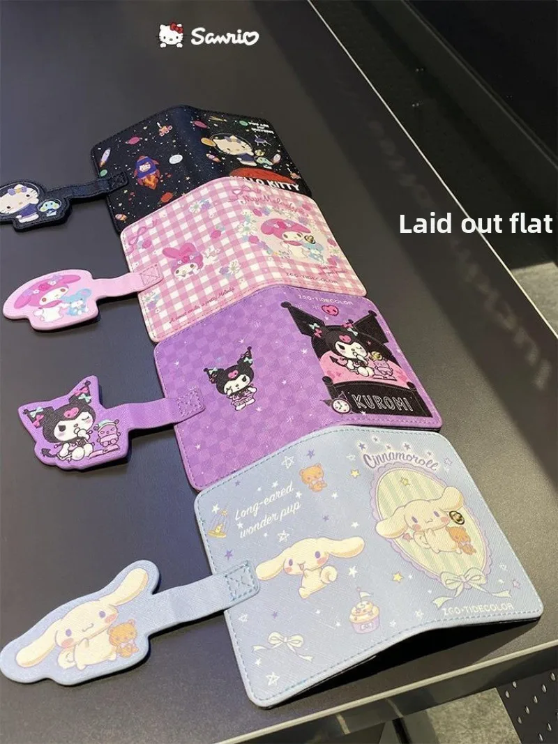 Cute cartoon Kuromi Hello kitty My Melody card bag Wear-resistant large capacity anti-demagnetization ID storage Holiday gift view 2