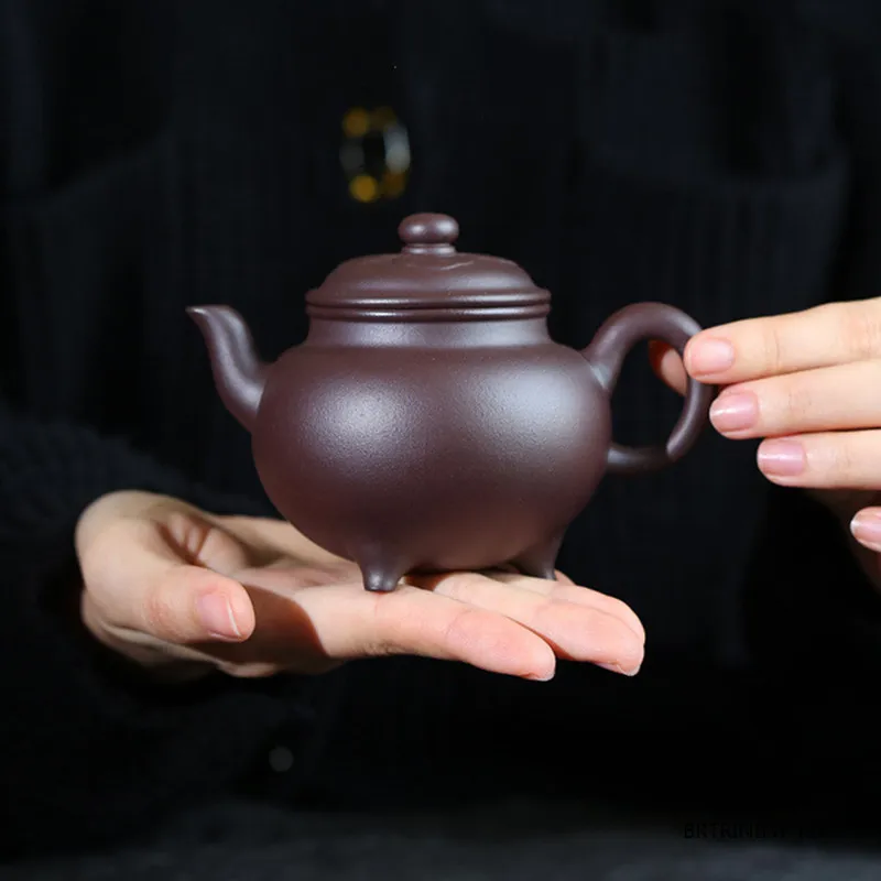 190ml Tradition Yixing Purple Clay Teapots Household Handmade Tea Pot Chinese Zisha Beauty Kettle Tea Set Teaware Accessories - view 3