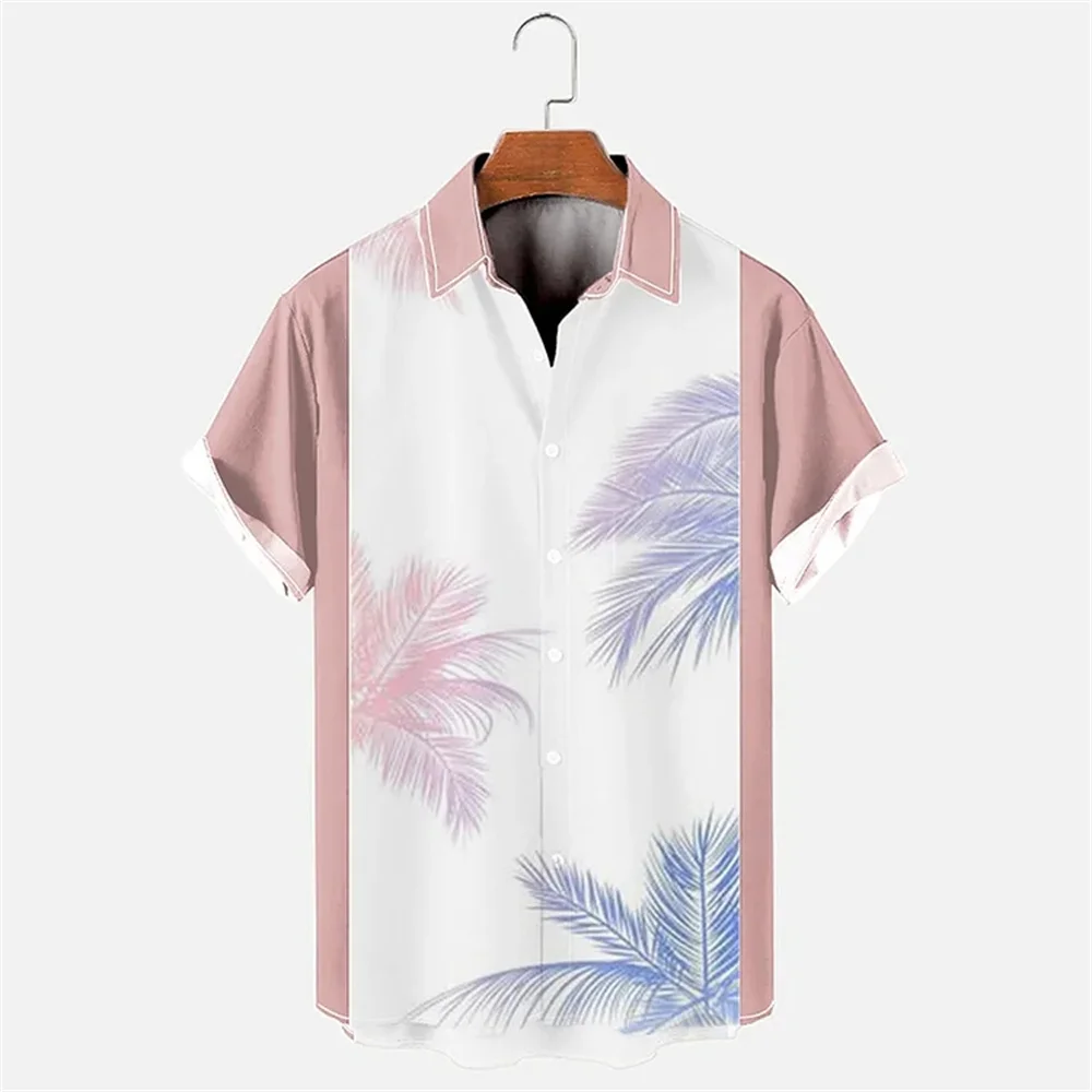 

Hawaiian men's shirt short sleeved trendy comfortable shirt fashionable casual 2024 new multiple shirts