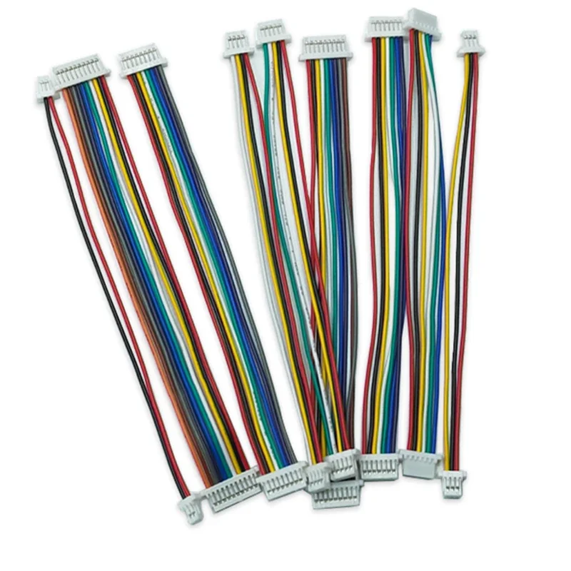 Mini Jst Sh 1.0mm Pitch Female Socket Terminal Plug Wire Connector Sh 1mm 2 3 4 5 6 7 8 Pin 10cm 28awg Electronic Wires Cable