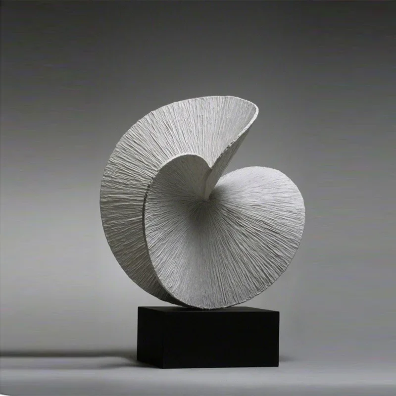 Nordic Light Luxury Creative Ginkgo Leaf Model Synthetic Resin Modern Simplicity Living Room TV Cabinet Decoration Ornaments