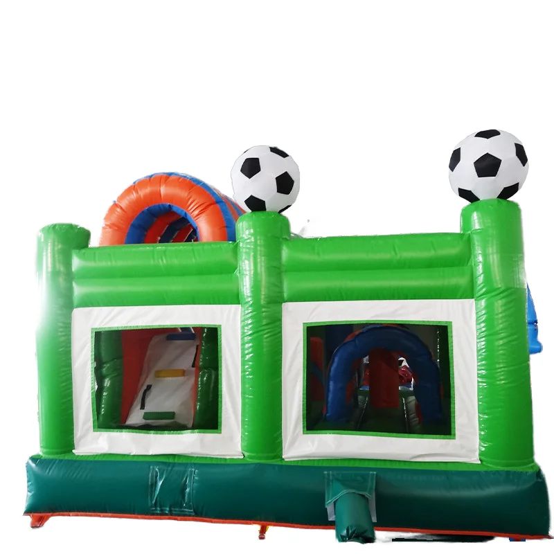 Football Team Arena Inflatable Bouncy Castle Combo Bouncer with Football Product Category Inflatable Trampoline