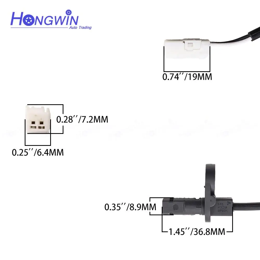 フロントリア左右車輪速absセンサーホンダCR-Z洞察フィットジャズ1.2 1.3 1.4 1.5 57450-TF0-003 57475-TF0-013