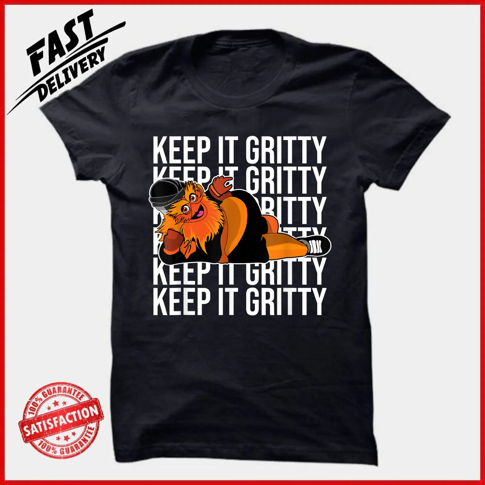 

Keep it gritty and made in philadelphia Funny Saying Design Gift Unisex T-Shirt