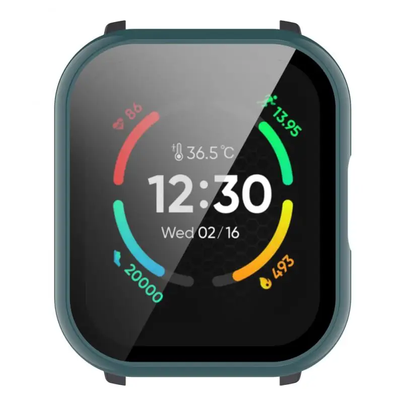 Watch Cover Protector Case Anti-scratch For Realme Techlife Watch S100/sz100 Clear Film Frame Universal Protective Cover