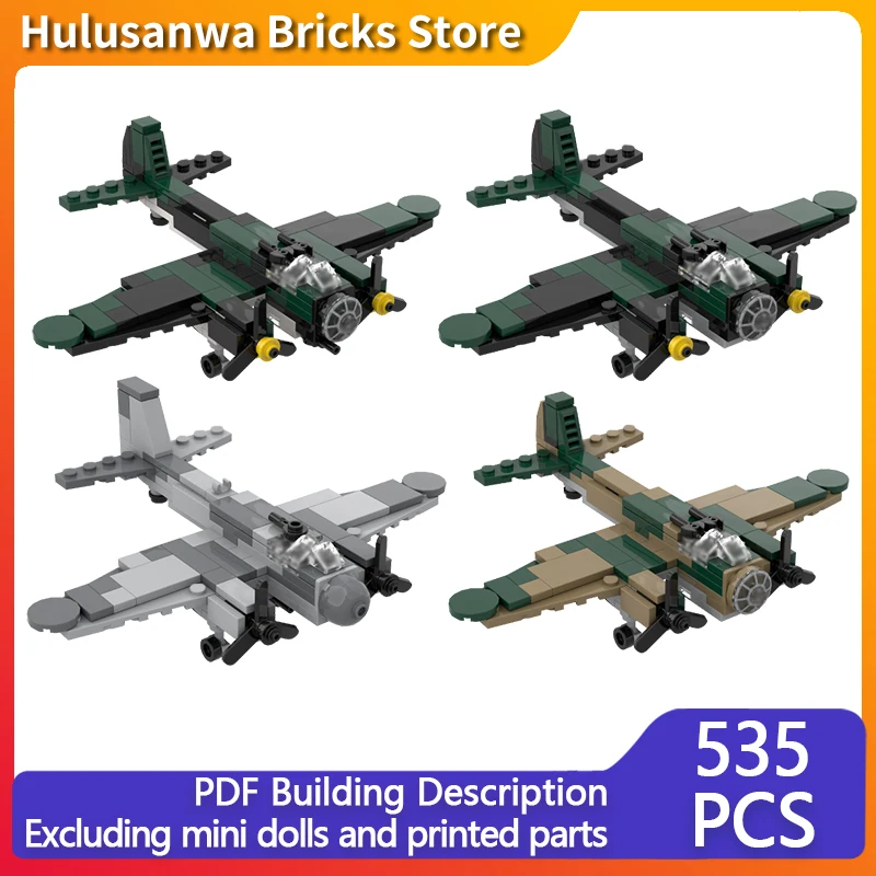 

Micro Ju 88 A-4 и G-6 WW2 Военные форсунки Модель MOC Строительные кирпичи Военное оборудование Модульные технологии Подарки Детские игрушки