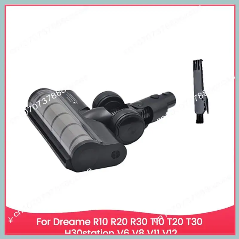 A26P لـ Dreame R10 R20 R30 T20 T30 V11 V12 قطع غيار المكنسة الكهربائية المحمولة فرشاة الأرضية الكهربائية مع ضوء LED أخضر