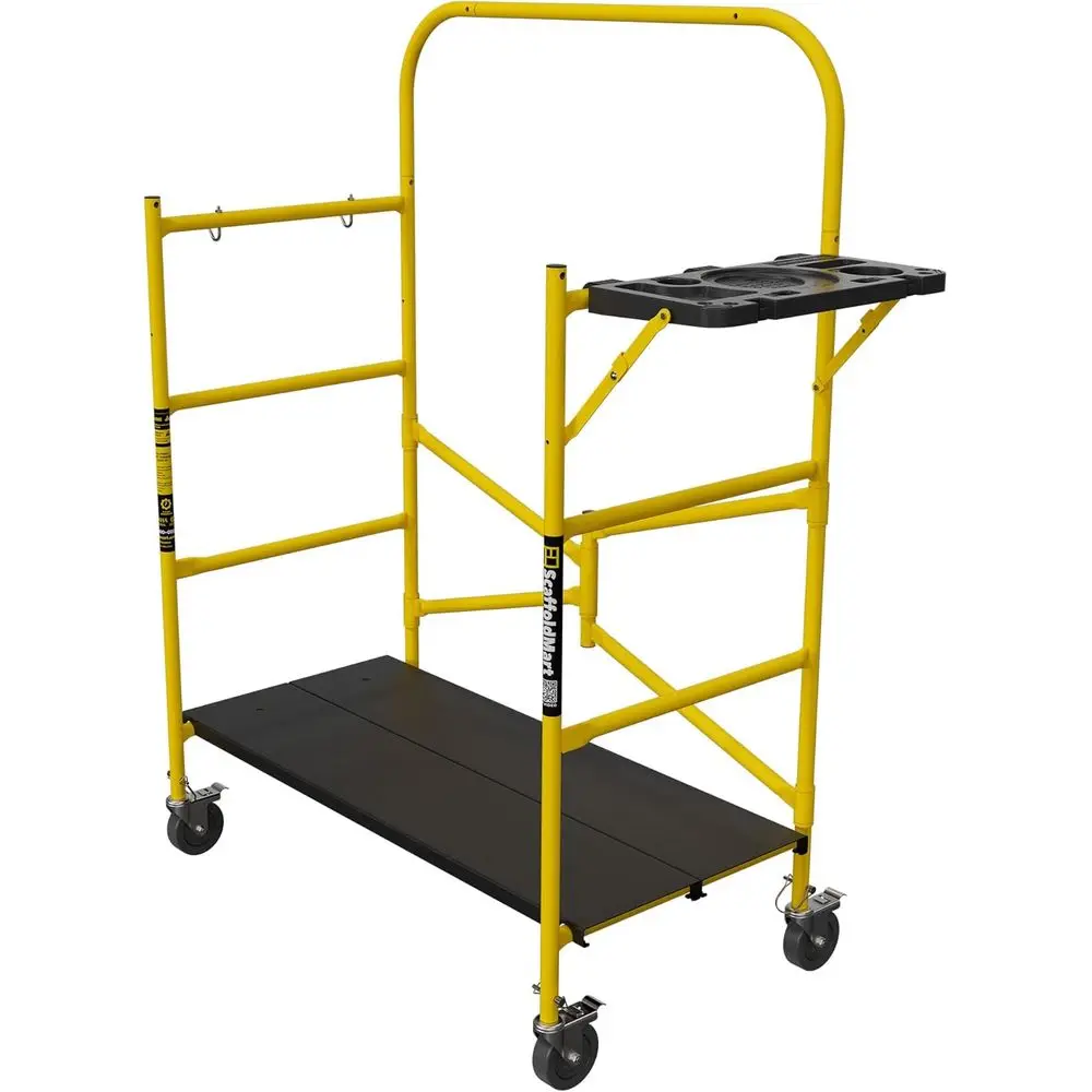 Utility Scaffold, Capacity 500 lb, Max. Platform Height 4 ft, Model# UTLSCAFF4