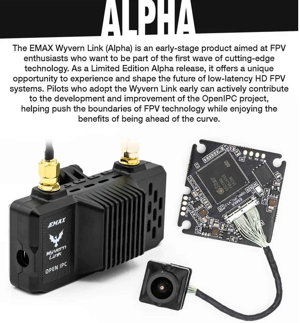 

EMAX OpenIPC Wyvern Link Alpha 200mw VTX