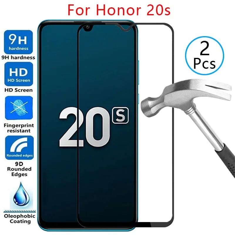 9d screen protector tempered glass case for huawei honor 20s cover on honor20s honer onor 20 s s20 protective phone coque bag 9h