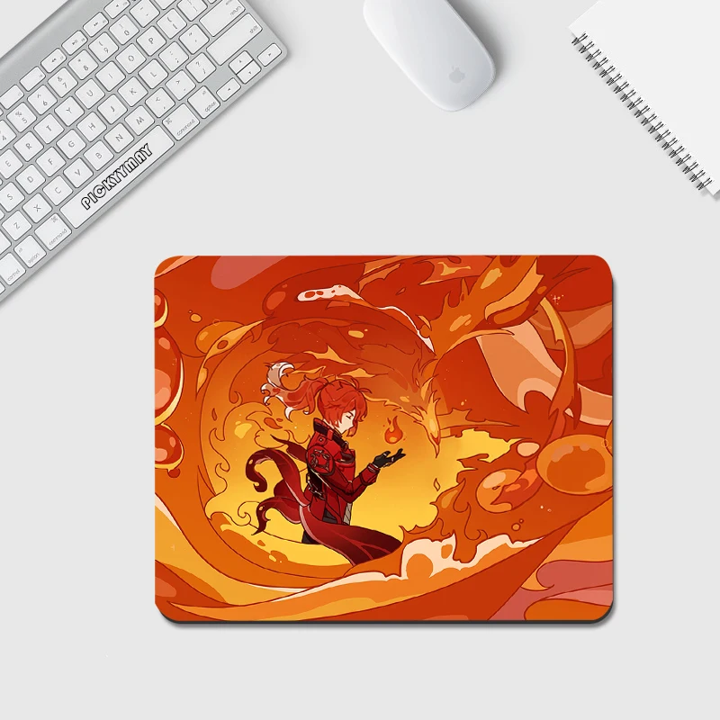 

Genshin Impact XS Mouse Pad Design Mausepad Cute Small Pc Desk Mat Little Mousepad Office Mouse Mat 20x25cm