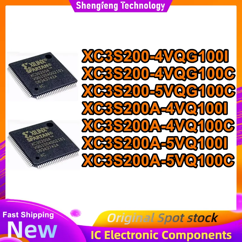 XC3S200-4VQG100I XC3S200-4VQG100C XC3S200-5VQG100C XC3S200A-4VQ100I XC3S200A-4VQ100C XC3S200A-5VQ100I XC3S200A-5VQ100C IC Chip