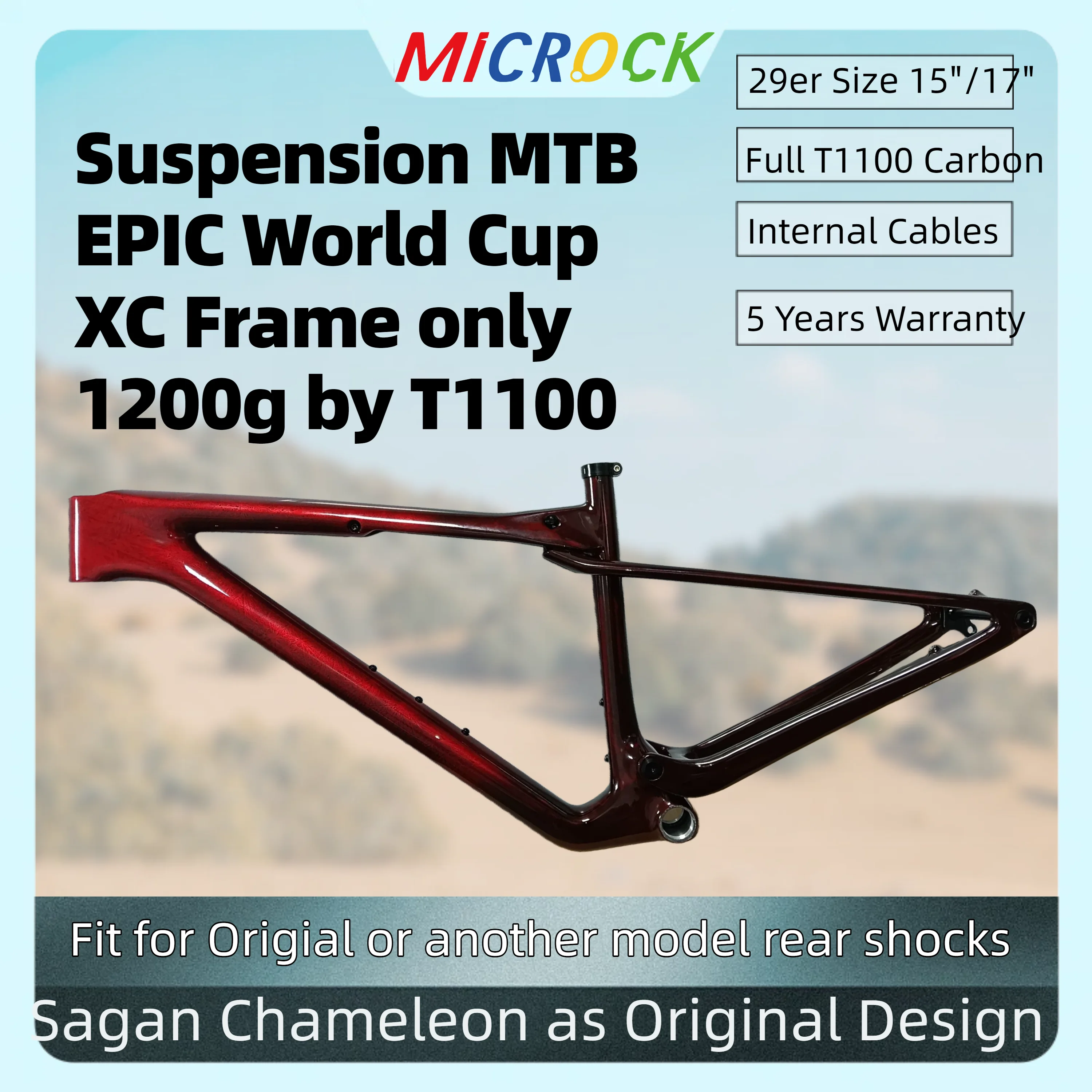 HMC T1100 Full Carbon Fiber Suspension MTB Mountain Bike Frame EPIC WC XC Boost 148x1 UDH Hanger 29er 27.5er OEM Color RED BLACK