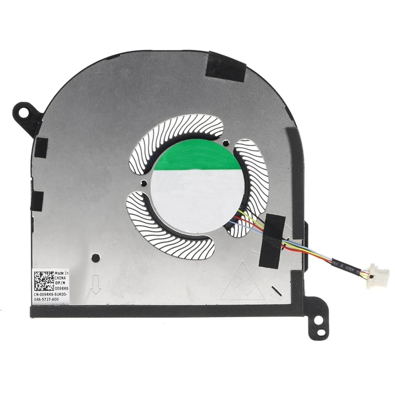 مروحة تبريد وحدة المعالجة المركزية + وحدة معالجة الرسومات لـ DELL XPS 15 9500 9510 Dell Precision 5550 009RK6 سهلة الاستخدام