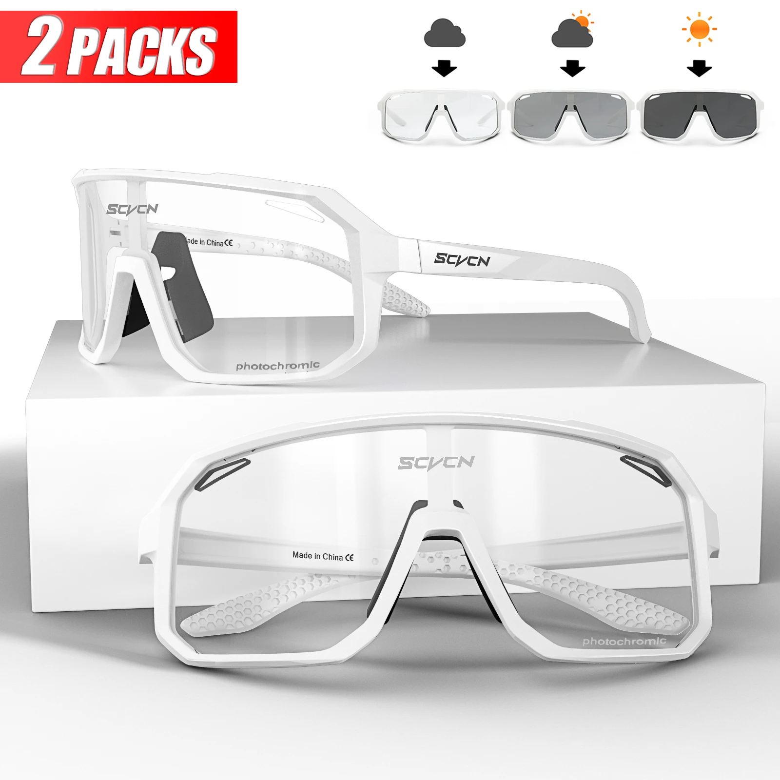 SCVCN Fahrrad brille photo chrome sonnenbrille männer frauen mountain bike road brillen neu fahrrad fahren outdoor sport wander brille 5