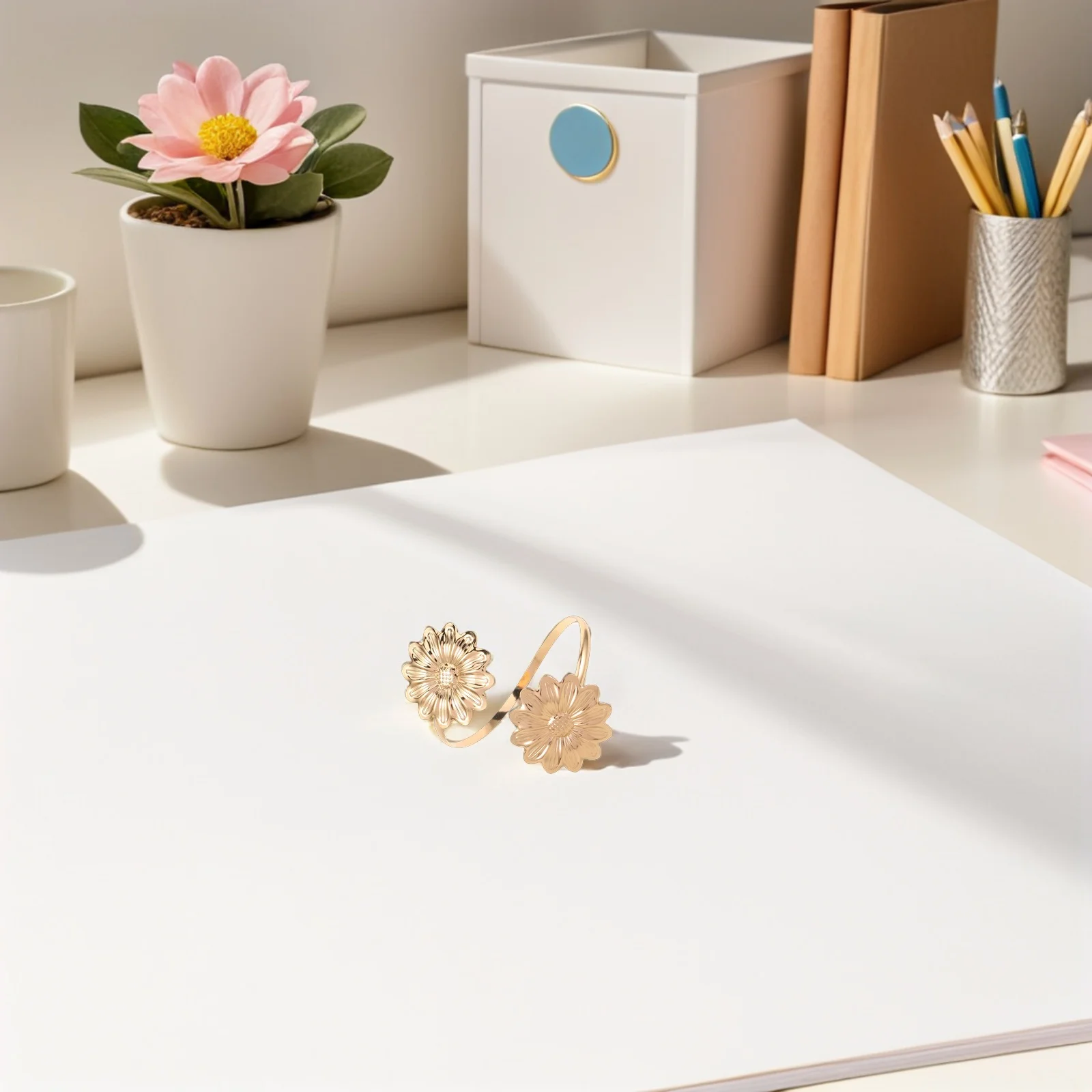 2 قطعة معدنية عباد الشمس الشرير نمط الذراع الكفة قابل للتعديل الذراع العلوي مجوهرات الجوف خارج المفتوحة واسعة الإسورة لصيف الشاطئ #2