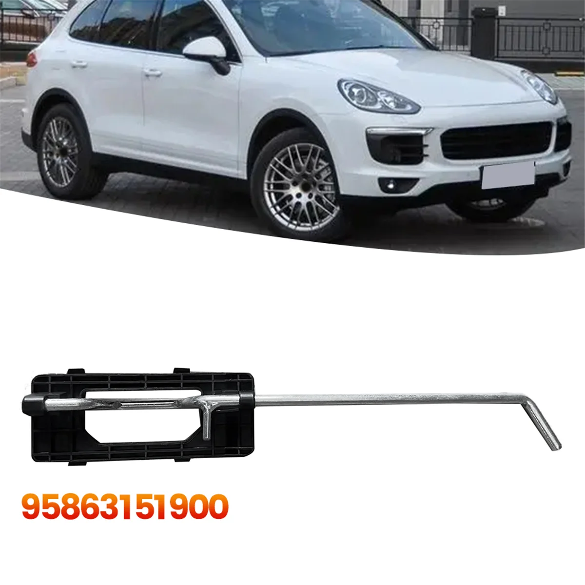 Крепление правой передней фары, базовый кронштейн 95863152000 для Porsche Cayenne 2011-2018, крепление на переднюю фару