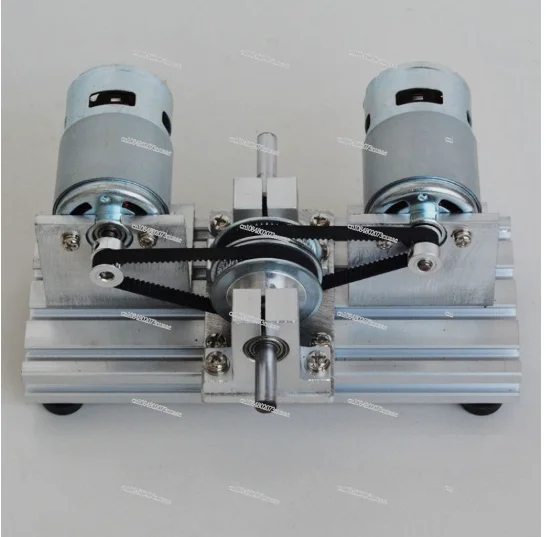 

Double Motor Drive, Positive and Negative, 775/795/895 DC DIY Lathe, High Torque and High Speed Device Grinding