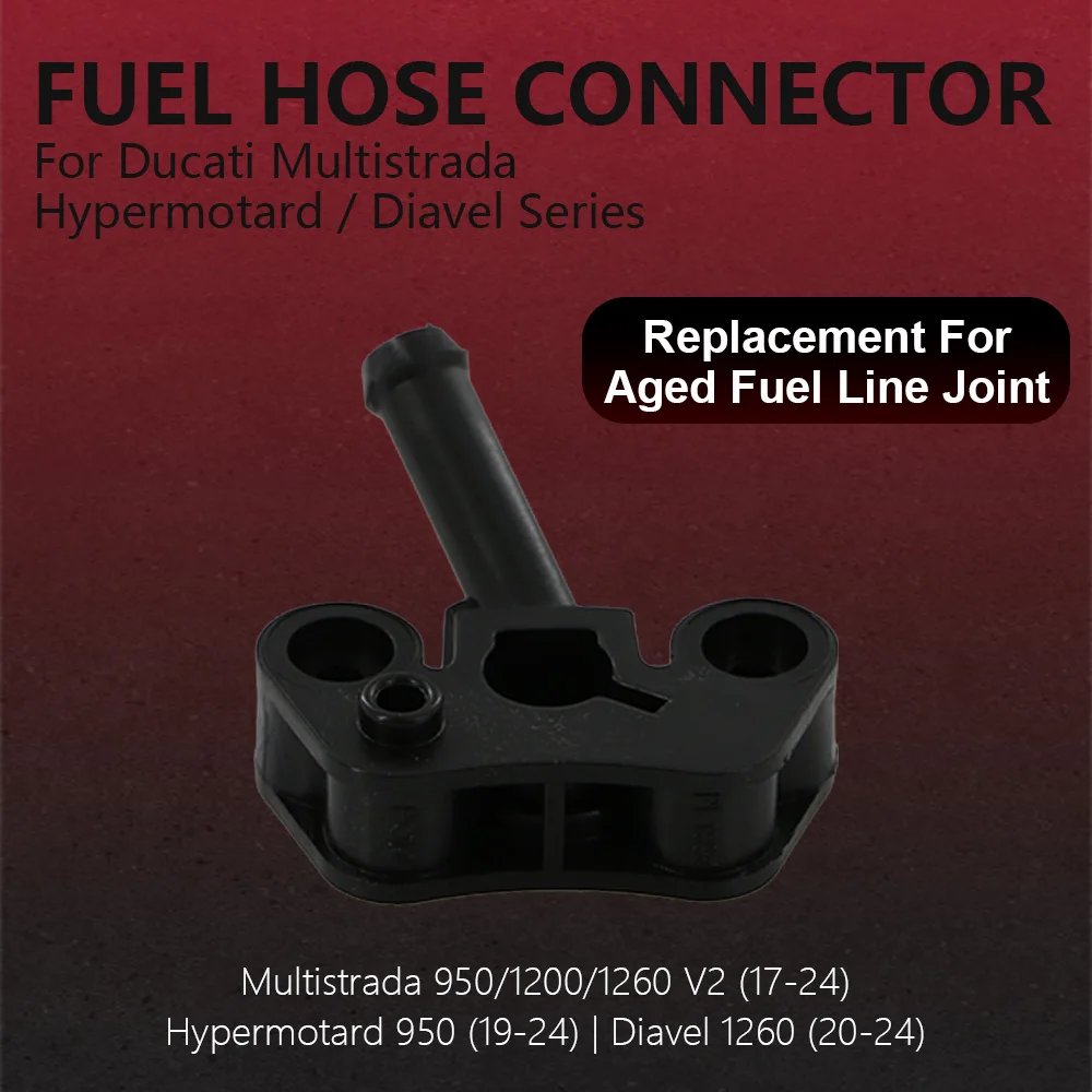 For Ducati Multistrada 950 1200 1260 V2 Hypermotard 950 Diavel 1260 Fuel Tank Cap Base Interface Adapter Exhaust Gas Connector