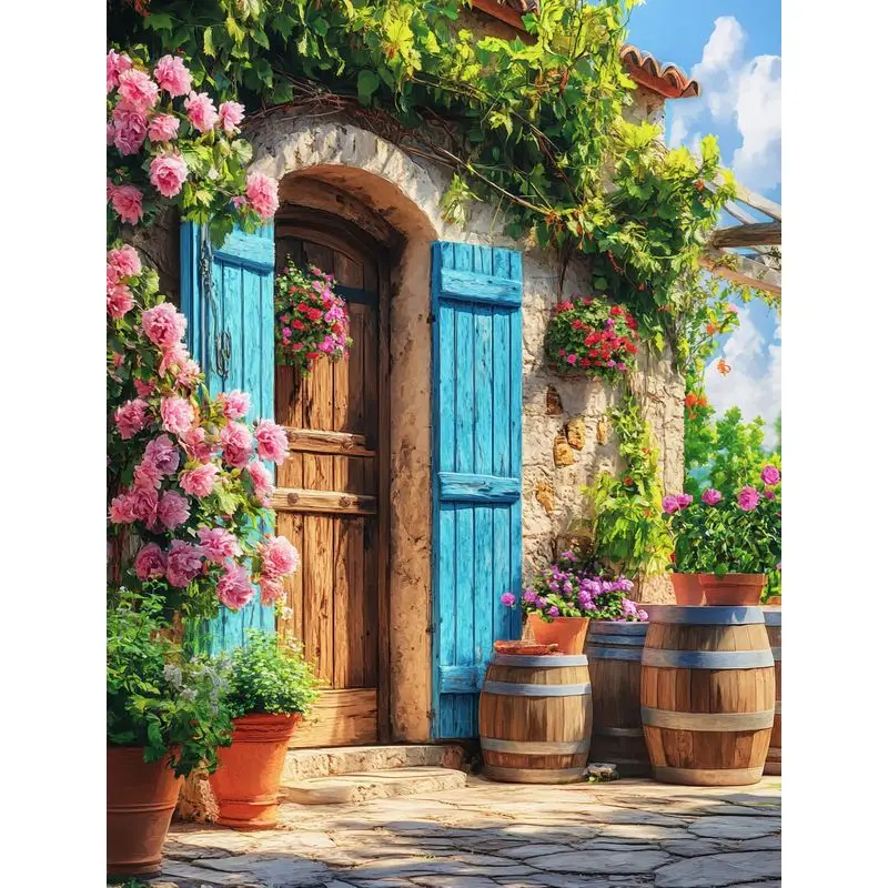 

CHENISTORY Paint By Number Door LandscapeDrawing On Canvas HandPainted Painting Art Gift DIY Pictures By Number Kits Home Decor