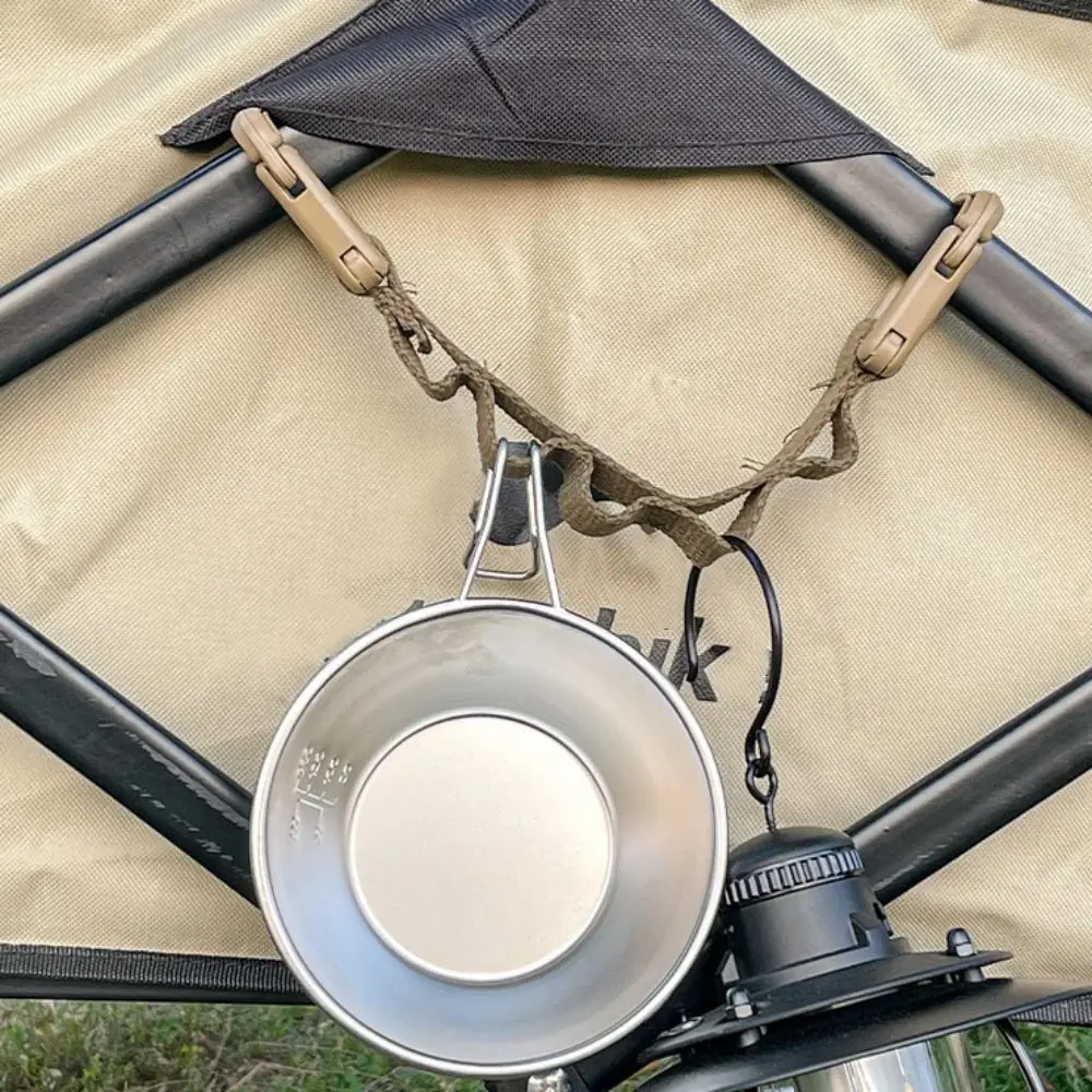 حزام تخزين متعدد الأغراض من القطن والبوليستر الناعم، حبل غسيل متين مقاوم للاهتراء، حبل معلق للتخييم