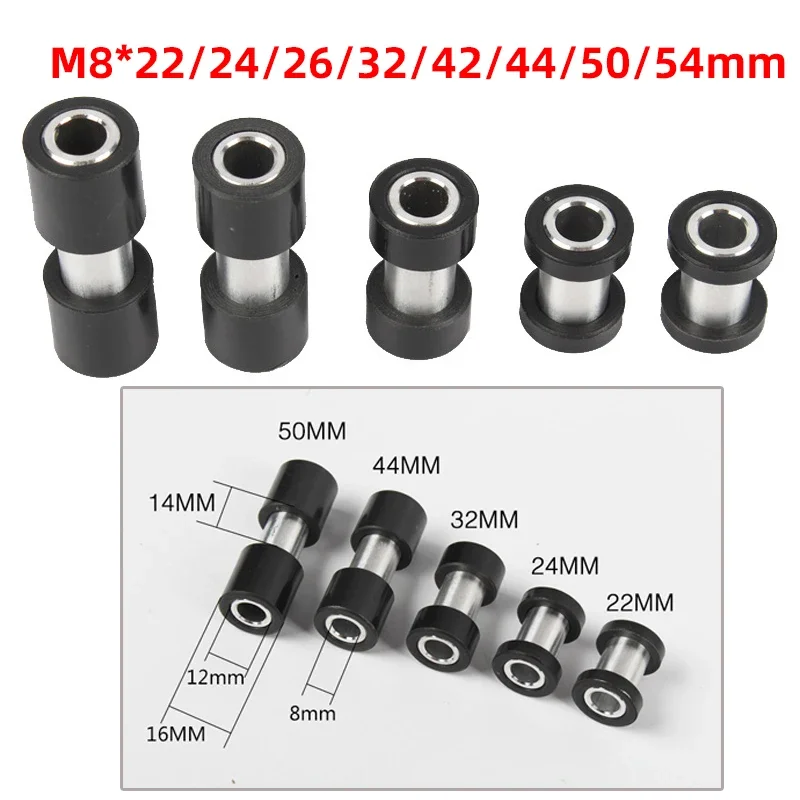 GOLDIX Rear Shock Bushing for DNM EXAFORM Bicycle Shock Absorber 22/24/26/32/42/44/50/54/56mm Absorber Suspension Bushing