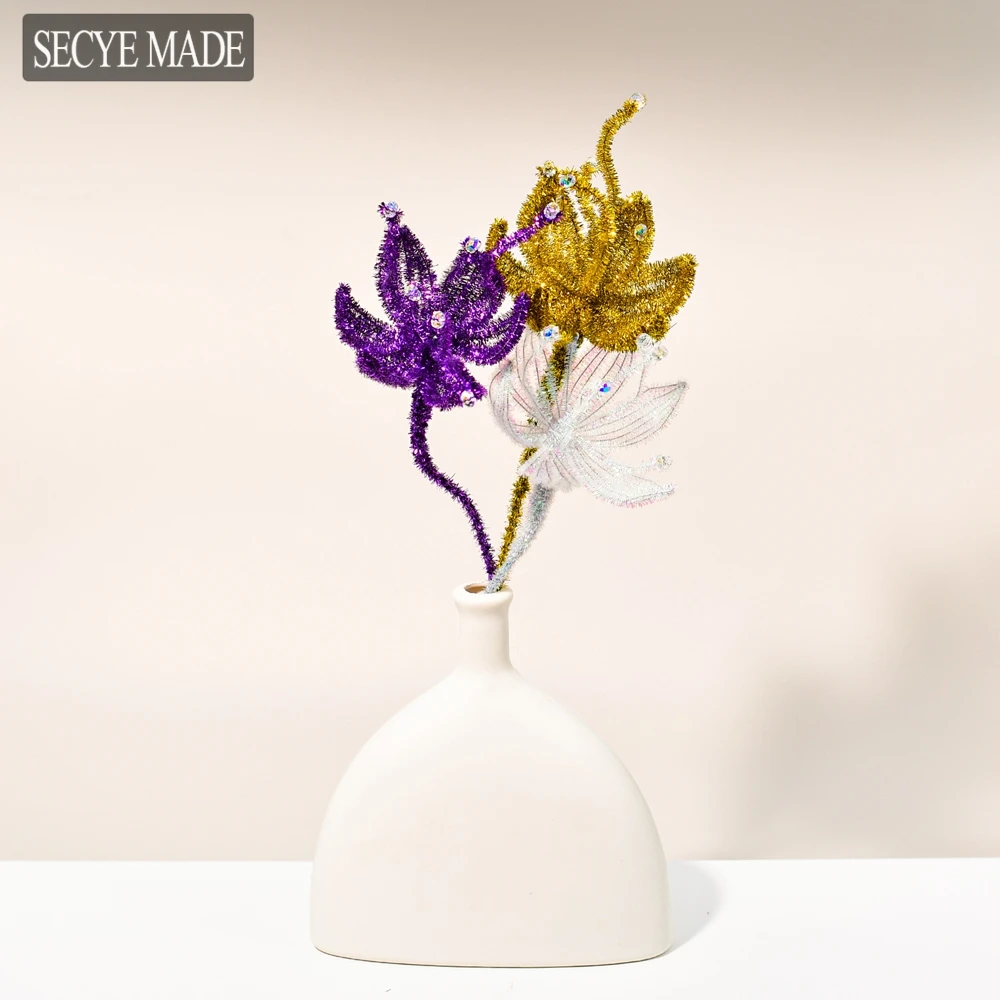 

1/3PCS Simulated Lotus Artificial Colorful Bouquet Classical Elegant Flowers Decoration Artistic Handmade Desktop Ornaments K50