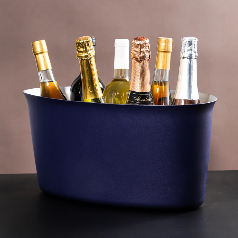 New high-end champagne bucket creative large ship ice wine bucket restaurant red wine chiller bar ktv beer bucket