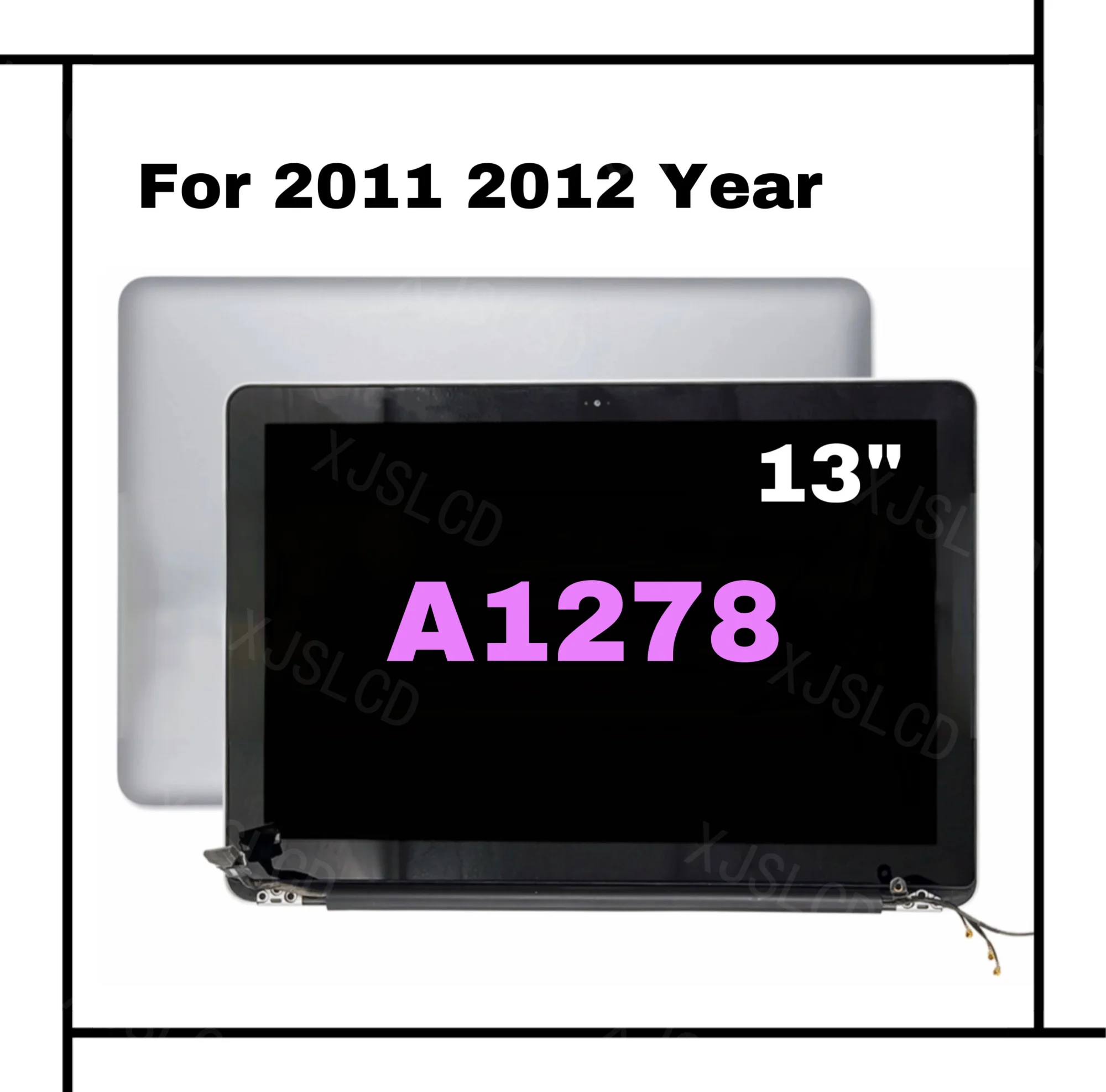 

XJS New Laptop LCD A1278 for Macbook Pro 13 "A1278 2011 2012 Year Full Complete LCD LED Display Screen 661- 5868 661-6594 ​​