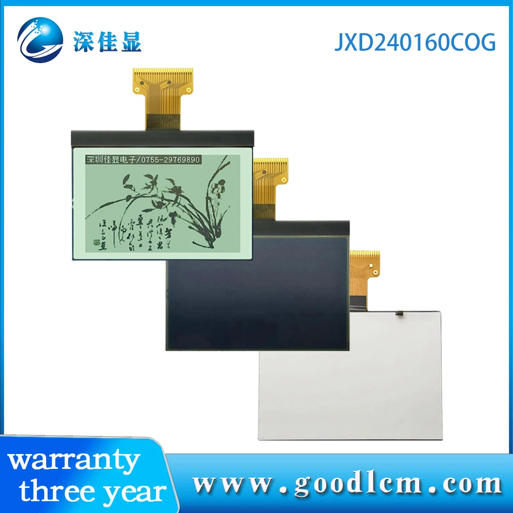 Hot Koop Hoge Kwaliteit ST7586S Drive 3.3V Voeding Fstn Monochroom Scherm 240X160 Lcd Display Module