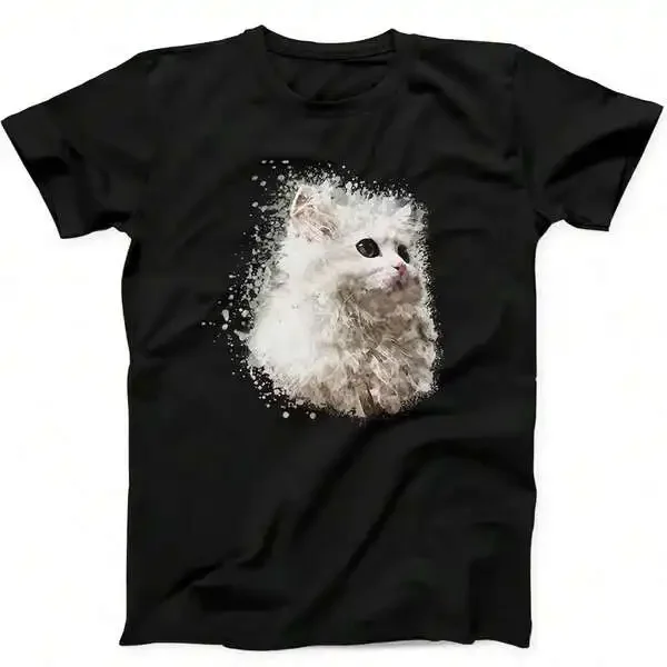 P-Ersian Cat Cute Animal Best Seller Meme Funny Gift Tee Black T Shirt Camisetas