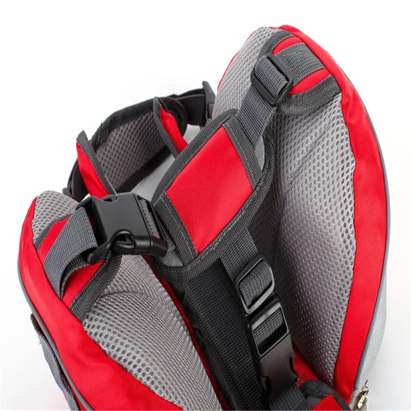 Pet Outdoor Backpack Large Dog Reflective Adjustable Saddle Bag Harness Carrier for Traveling Hiking Camping Safety