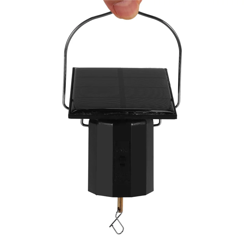 

RTSHE-5X Wind Spinner Motor Solar Hanging Display Motor Rotating Solar Energy Wind Spinner Motor Rotatable Hook