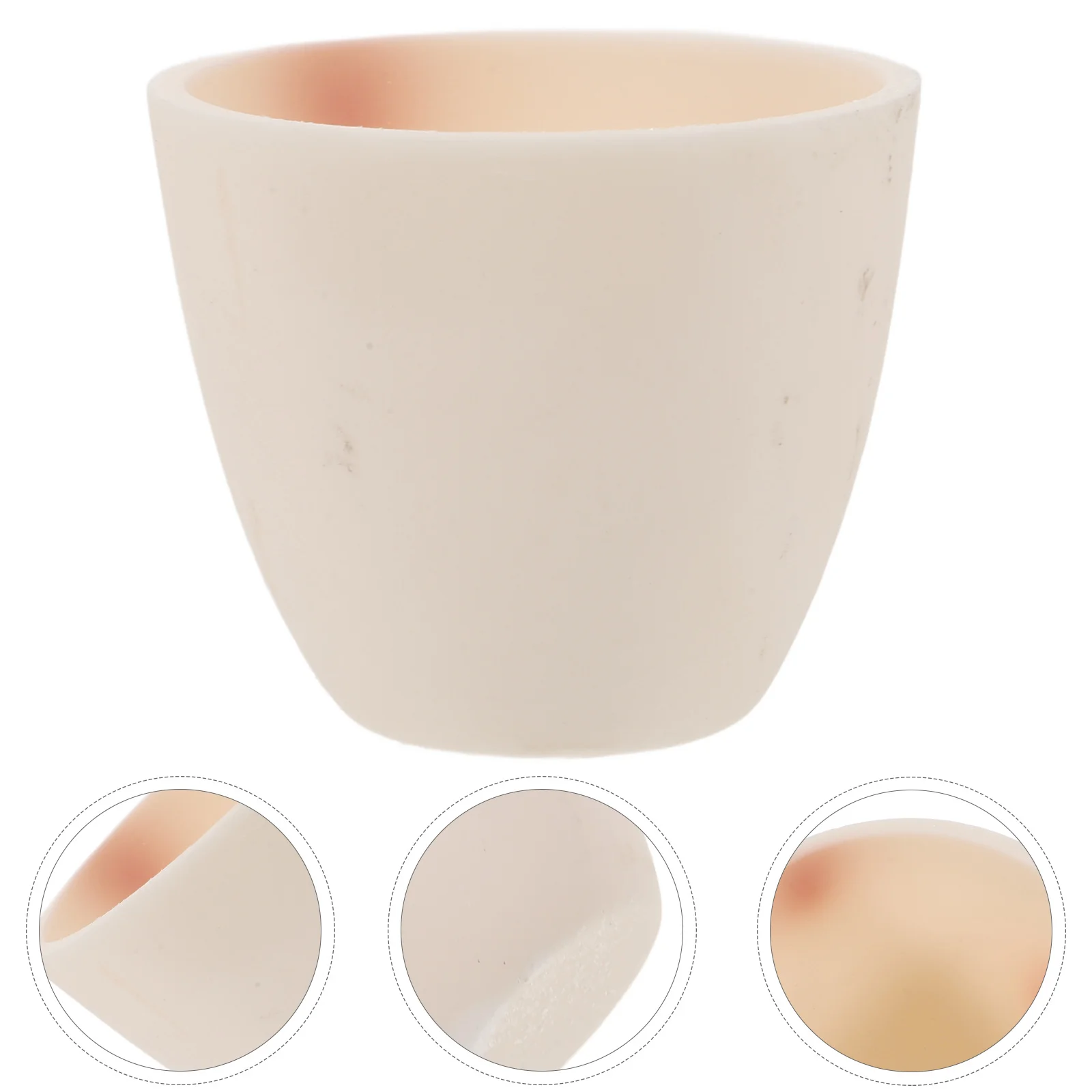 High Temperature Ceramic Crucible Smelting Molds Laboratory Cup Jewelry Casting for Research Accessories