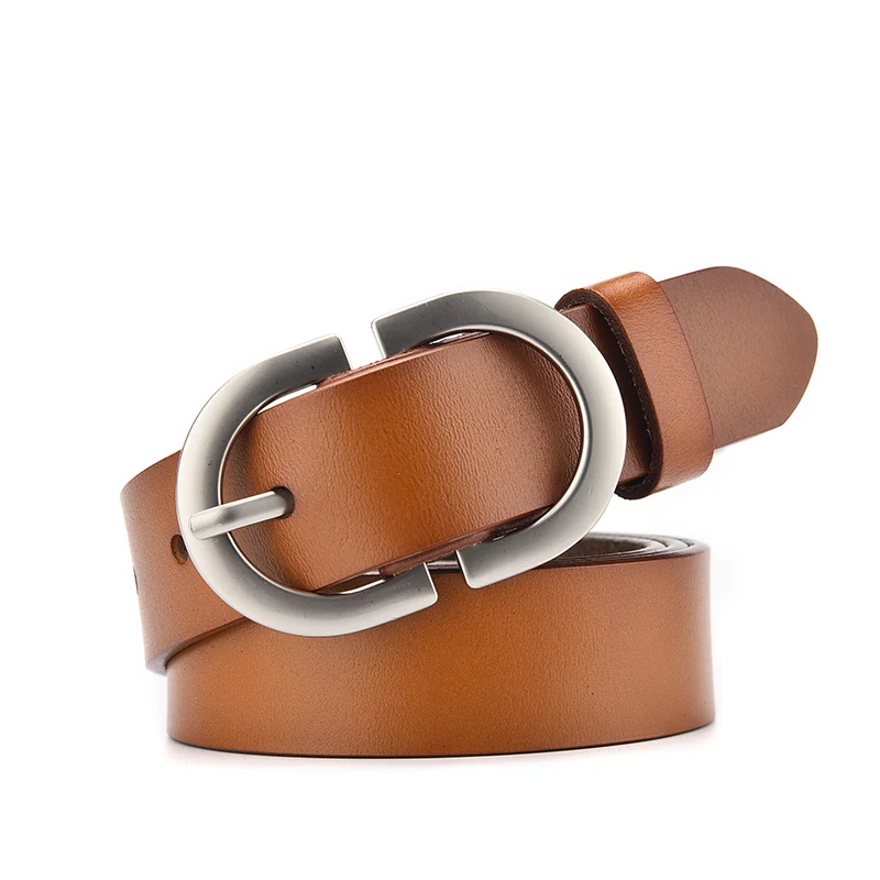 Luxury Belt For Women Pin Buckle Metal Adjustable High Quality Waistband Jeans Girl Fashion Lady Girdle Designer Trend Belts New