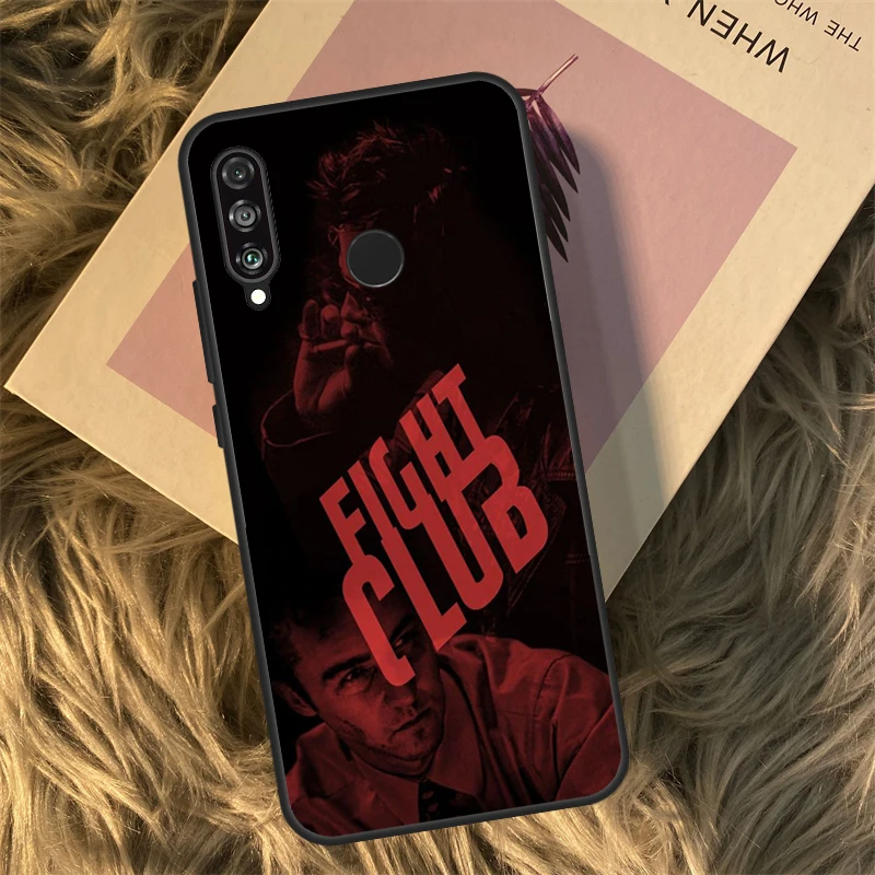 Fight Club Movie Poster Funda For Huawei P40 P20 P30 Lite P50 Mate 50 Pro P Smart 2019 Honor 70 50 X8 X9 X9a Case