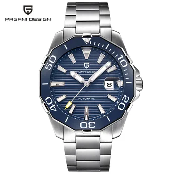 2025 New Brand PAGANI DESIGN 1617 Men's Military Sport Mechanical Watches Waterproof Stainless Steel Top Brand Luxury Men Watch 1