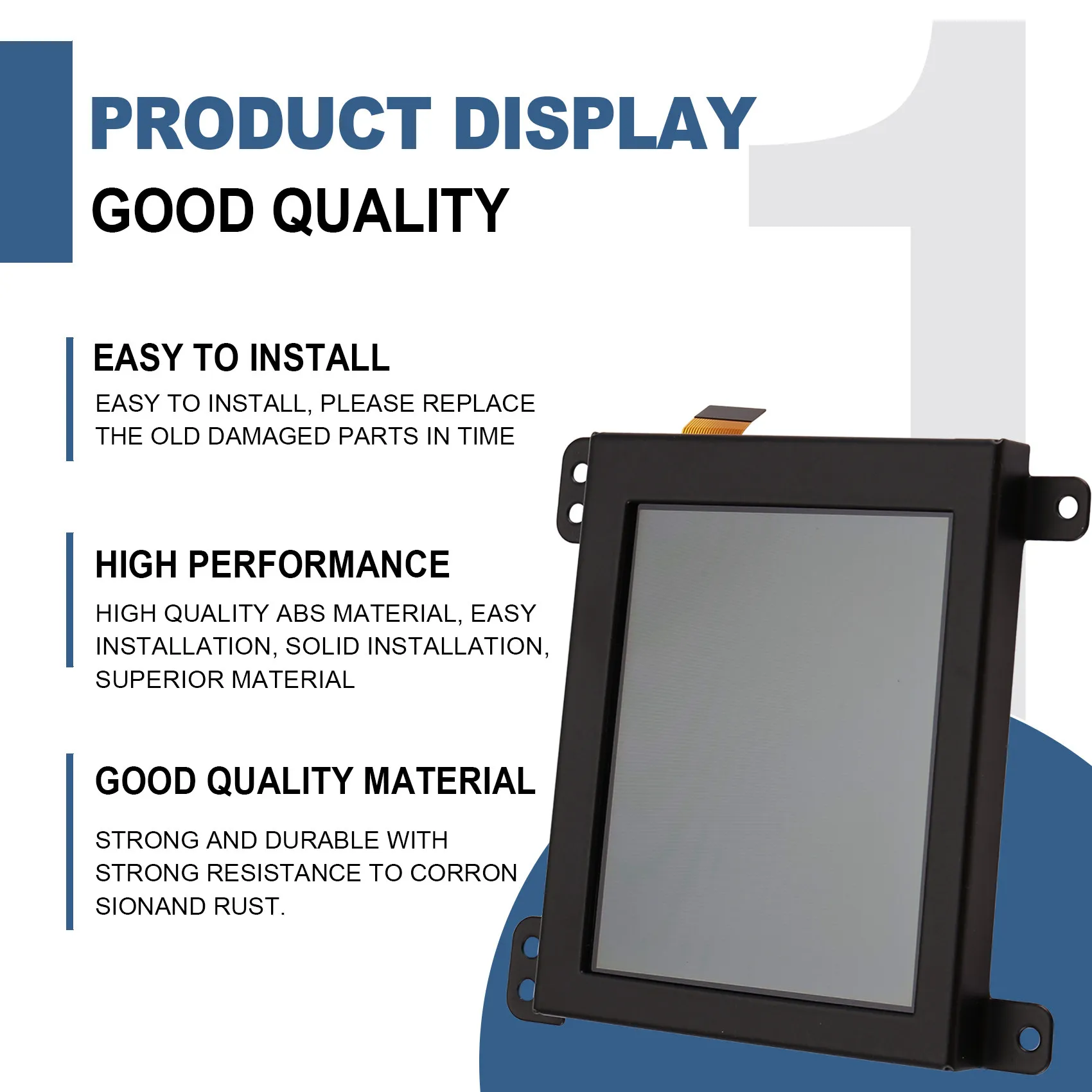 

AB96-LCD Screen Display Panel For Komatsu PC200 PC220 PC300 PC400-7 Excavator Monitor Construction Machinery Repair Parts