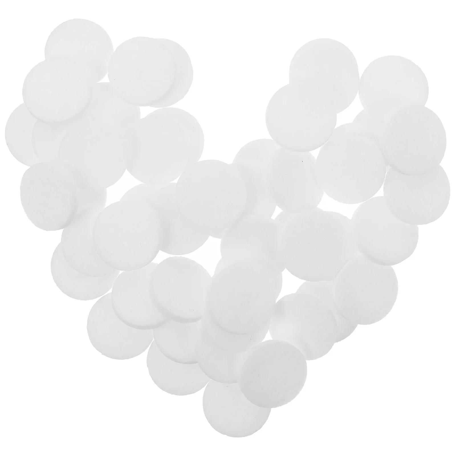 50 قطعة من وسادات ناشر الروائح من القطن الفاخر البديلة لقلادة الزيوت العطرية وقلادة الروائح العلاجية #1