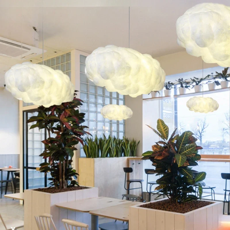 

Современная подвесная светодиодная лампа-облако для гостиной, спальни, детской комнаты, декоративное освещение для интерьера
