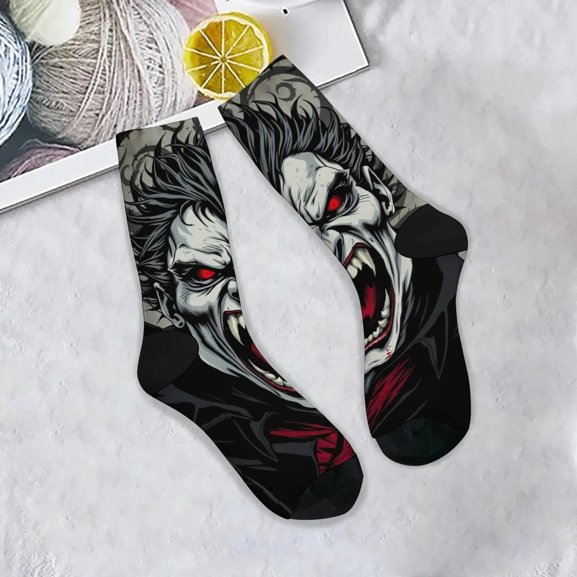 Crazy Vampire Retro Mode Herrensocken Harajuku Stil Neuheit Lustige Crew Socken Straße Hip-Hop Trend Socken Lässige Sportsocken